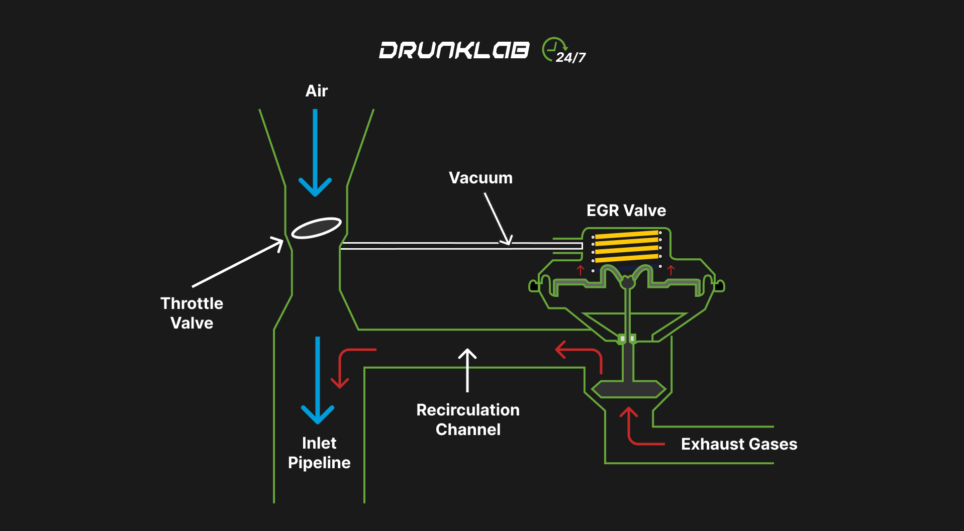 Pneumatic EGR Valve