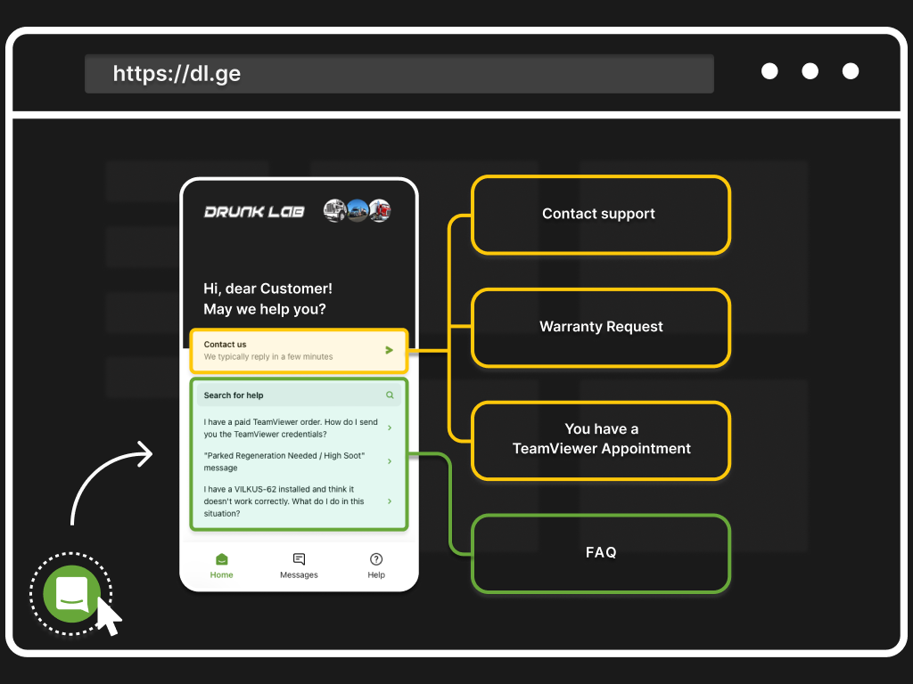 Enhanced user communication with intercom feature