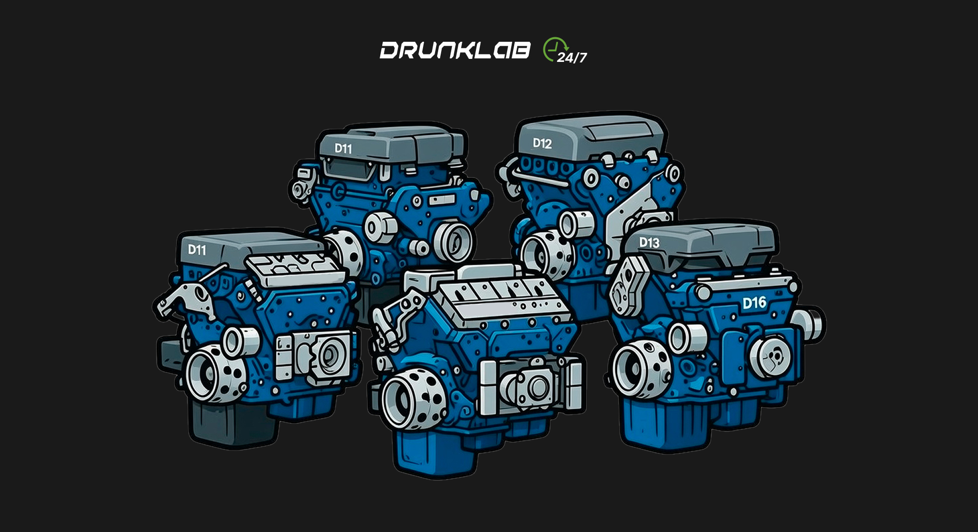 Volvo D11 D12 D13 D16 diesel engines supported for ECU programming and emissions tuning