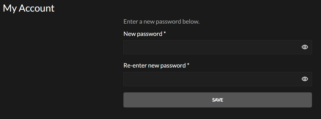 Setting up a secure password for a DL.ge account