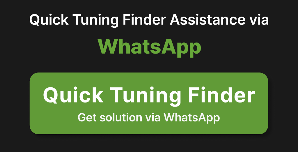 Quick Tuning Finder via WhatsApp