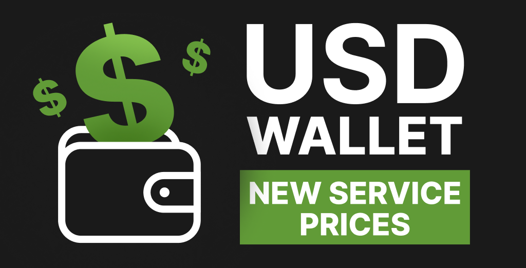 DL.ge store new service prices and basic wallet currency in USD