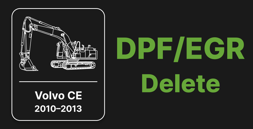 DrunkLab DPF/EGR delete tuning solution for Volvo CE 2010-2013